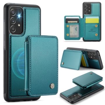 Samsung Galaxy A53 5G Leather Phone Case - Blue Green - 1