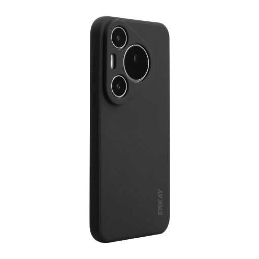 Huawei Pura 70 Pro/70 Pro+ Liquid Silicone Soft Case (Black) - 1