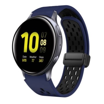 Samsung Galaxy Watch Active 2 Silicone Band - Midnight Blue Black - 1