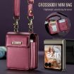 Motorola Razr Series Me50 Mini Lanyard Universal Bag - Wine Red - 6