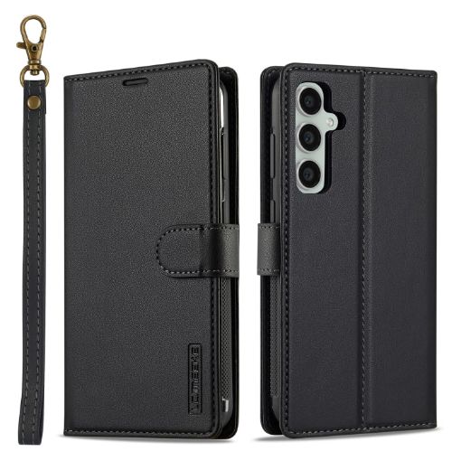 Samsung Galaxy A35 5G LC.IMEEKE L2 Series Phone Case (Black) - 1