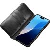QIALINO Genuine Leather Phone Case for iPhone 16 Pro Max - Black - 4