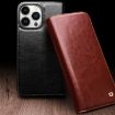 QIALINO Genuine Leather iPhone 16 Case - Black - 5