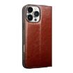 QIALINO Genuine Leather Phone Case for iPhone 16 - Brown - 3