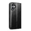 QIALINO Classic Genuine Leather Phone Case for iPhone 16 Plus - Black - 3