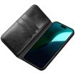 QIALINO Classic Genuine Leather Phone Case for iPhone 16 Plus - Black - 4