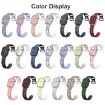 Apple Watch Series 7 41mm Butterfly Buckle Silicone Band - Grey White - 3
