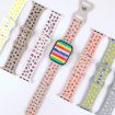 Apple Watch Series 3 42mm Silicone Band - Bright Pink Smoke Purple - 8