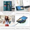 Blue Leather Phone Case for Google Pixel 9 Pro XL - Detachable & Multifunctional - 5