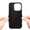 iPhone 16 Pro Max Denior D09 PU Dual Card Slot Back Cover Phone Case Blue - 3