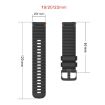 Garmin Forerunner 165 20mm Silicone Watch Band - White - 7