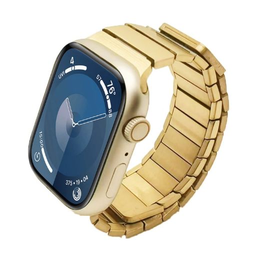 Apple Watch Series 9 41mm Stainless Steel Band Gold - 1