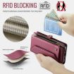 iPhone 16 Plus CaseMe C36 Wallet RFID Leather Phone Case - 6