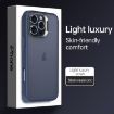SULADA Skin Feel Matte Shockproof Phone Case for iPhone 16 Pro Max - Grey - 2
