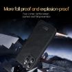 SULADA Shockproof TPU Hybrid Leather Case for iPhone 16 Pro (Brown) - 7