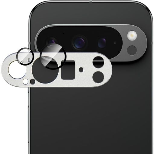 IMAK Metal Armor Camera Protector Film for Google Pixel 9 Pro XL - Silver - 1