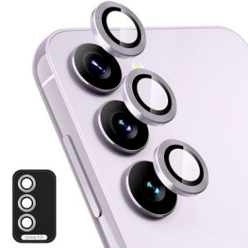 Samsung Galaxy A16 5G Rear Camera Lens Tempered Glass Film (Light Purple) - 1