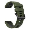 Garmin Fenix 8 MIP 51mm Sports Silicone Watch Band - Army Green+Black - 2