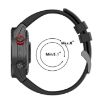 Garmin Fenix 8 MIP 51mm Silicone Watch Band White+Black - 4