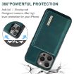 iPhone 16 Pro Max DG.MING M1 Series 3-Fold Multi Card Wallet Leather Case - 5