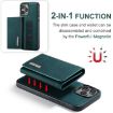 iPhone 16 Pro Max DG.MING M1 Series 3-Fold Multi Card Wallet Leather Case - 6