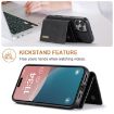 iPhone 16 Pro DG.MING M1 Series Wallet Leather Case - Black - 4