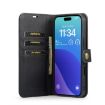 iPhone 16 Pro DG.MING Crazy Horse Texture Magnetic Leather Case - 4