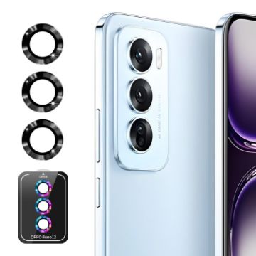 OPPO Reno12/Reno12 Pro Rear Camera Lens Tempered Glass Film - 1