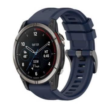 Garmin Quatix 7 Midnight Blue Silicone Watch Band - 1