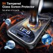 iPhone 16 Pro RedPepper Tempered Glass MagSafe Phone Case - Black Grey - 6
