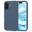 GOOSPERY Soft Feeling Liquid TPU Soft Phone Case for iPhone 16 - Dark Blue - 1