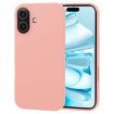 GOOSPERY Soft Feeling Liquid TPU Soft Phone Case for iPhone 16 Plus - Pink - 1