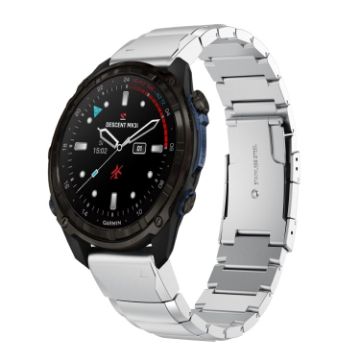 Garmin Descent Mk3i 51mm Tortoise Shell Watch Band - 26mm Stainless Steel - 1