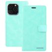 GOOSPERY BLUE MOON Crazy Horse Leather Phone Case - Mint Green - 2