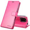 GOOSPERY BLUE MOON Crazy Horse Leather Case for iPhone 16 Pro - Rose Red - 1