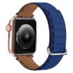 Apple Watch Series 10 42mm Silicone Band - Silver Buckle Blue - 1