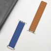 Apple Watch Series 10 42mm Silicone Band - Silver Buckle Blue - 3