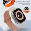 Apple Watch Series 10 46mm Green Silicone Loop Band - 4