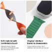 Apple Watch Series 10 46mm Green Silicone Loop Band - 6