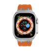AP Silicone Watch Band for Apple Watch Series 10 42mm - Silver Orange - 5