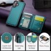 JEEHOOD J05 Business Magnetic RFID Leather Phone Case (Blue Green) - 5