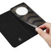 Black Leather Flip Phone Case for Realme 13 Pro/13 Pro+ - DUX DUCIS Skin Pro Series - 5