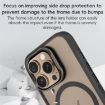 iPhone 16 Pro ZGA Magsafe Frosted PC Hybrid TPU Phone Case - Black - 4