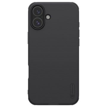 NILLKIN Frosted Shield Pro Magnetic Magsafe Phone Case for iPhone 16 - Black - 1
