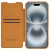 NILLKIN Qin Prop Series Leather Phone Case for iPhone 16 - Brown - 3