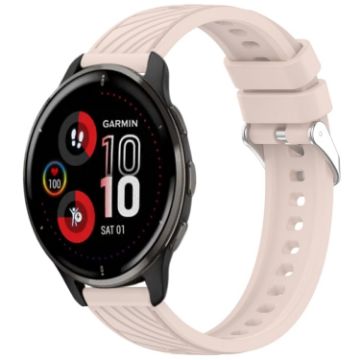 Garmin Venu 2 Plus Pink Silicone 20mm Watch Band - 1