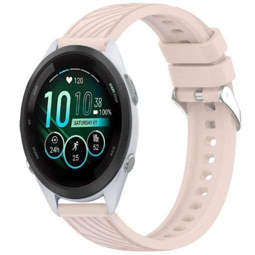 Garmin Forerunner 265S Music Pink Silicone Watch Band - 1