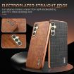 Samsung Galaxy A16 5G Electroplated Frame Crocodile Texture Phone Case - 3