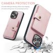 iPhone 16 Pro JEEHOOD J01 Retro Magnetic Detachable Wallet Phone Case - 3