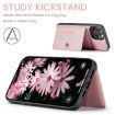 iPhone 16 Pro JEEHOOD J01 Retro Magnetic Detachable Wallet Phone Case - 4